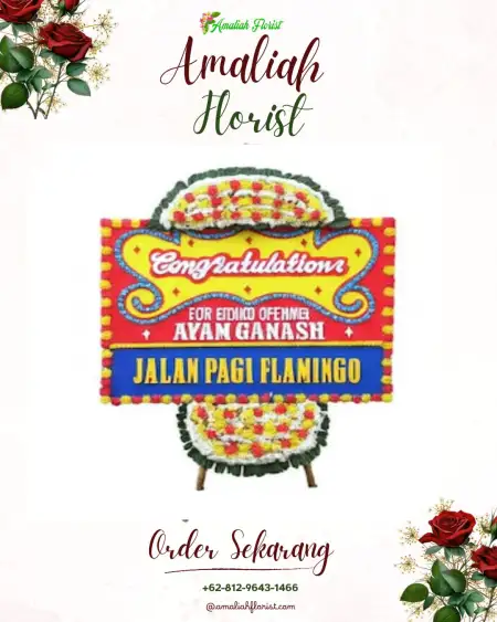 Sewa Papan Bunga Kompas Gramedia Palmerah Jakarta Barat